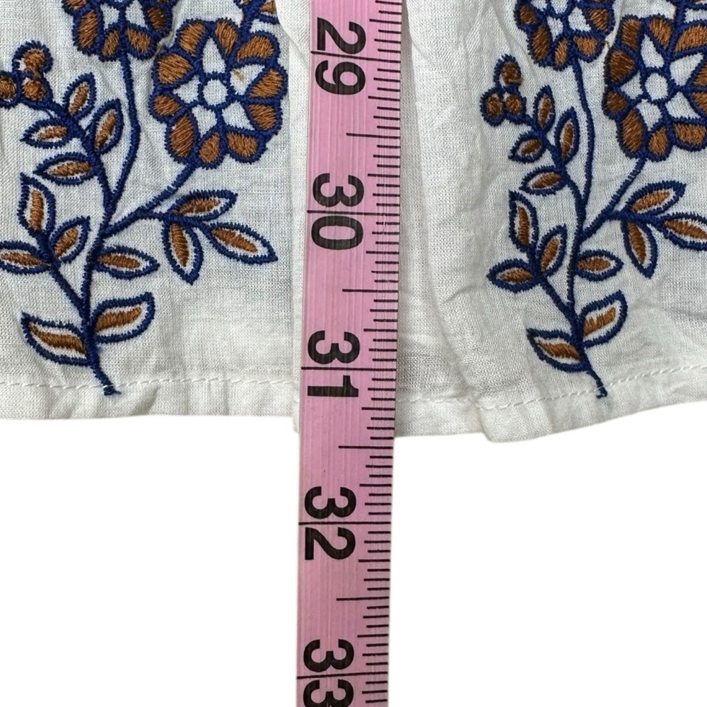 Mahila NWT White Embroidered Felicity Dress Size L M0518 - Picture 8 of 12